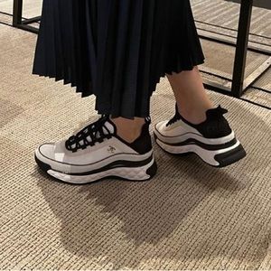 Chanel interlocking CC logo sneakers